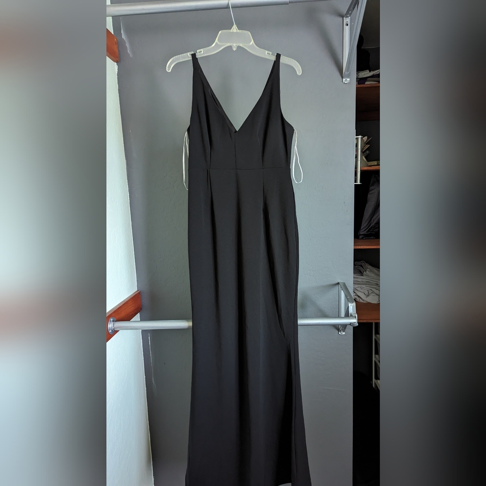 Lulu's Melora Black Sleeveless Maxi Dress